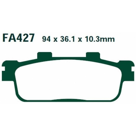klocki hamulcowe SYM Quad Lander 200 SYM Wolf 125