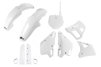 Komplet Plastików (Full Kit) Z Osłonami Teleskopów (Amortyzatorów) Yamaha Yz 125 '92 Kolor Oem (Biały) (Ya296e999)