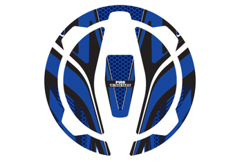 Osłona Wlewu Paliwa Puig Do Kawasaki Z900 (Wzór Radikal) Niebieska