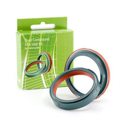 Zestaw (1 laga) uszczelniaczy przedniego zawieszenia (olejowe i pyłowe) dual compound (dwuskładnikowe) wp 43 mm