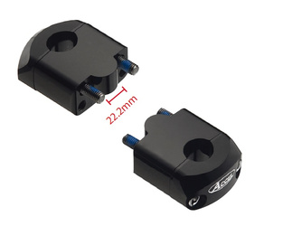 mocowanie/podwyżki kierownicy (dół-22,2/góra-28,6mm) wys. 35mm kolor czarny (bm-39bk28)