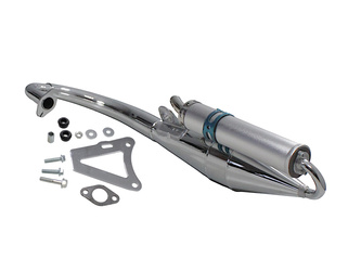 Tłumik Tuningowy Power Force Yamaha - Minarelli Vertical Srebrny