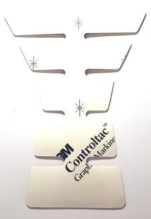 Osłona zbiornika motocykla Srebrna