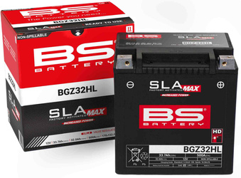 BGZ32HL MAX (FA) (YTX30L,YTX30HL,YTX30L-BS, YB30L-B) 12V 32AH 170X132X175 BEZOBSŁUGOWY - ZALANY (ZWIĘKSZONY PRĄD ROZRUCHOWY) (500A) (HARLEY-DAVIDSON) (2) - ZASTĘPUJE 300884