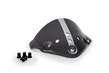 Szyba Owiewka Uniwersalna Puig Cafe Racer (173x120mm) Mocno Przyciemniona