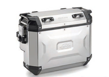 KUFER BOCZNY 33L MONOKEY CAM SIDE KVGS33A K'VOYAGER ALUMINIOWY PRAWY KOLOR SREBRNY - WCIĘTY