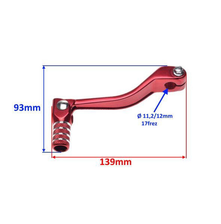 Dźwignia zmiany biegów Derbi Senda Bultaco Lobito
