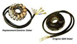 Uzwojenie alternatora (stator) ze światłami husaberg 98-03, ktm (stare modele)