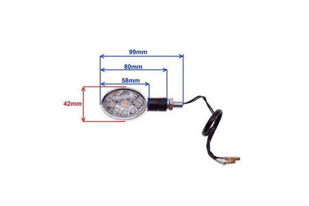 Kierunkowskazy led Przeznaczone do motocykli E8