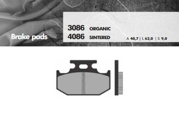 Klocki hamulcowe spiek metaliczny YAMAHA WR 400