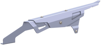 Osłona łańcucha yamaha xtz 690 tenere 700/world raid '19 - '23 kolor srebrny/czarny