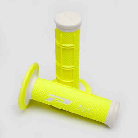 Manetki pg791 off road (22+25mm, dł.115mm) kolor biały / żółty fluo (dwuskładnikowe) (791-244) (pg791wh/ylf)