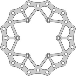 Tarcza hamulcowa przód suzuki rm 125 rm 250 drz 250 yamaha yz 125 (250x118x3mm)