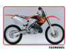Komplet naklejek (oklein) honda cr 125 '98-'99, cr 250r '97-'99 replica oem honda