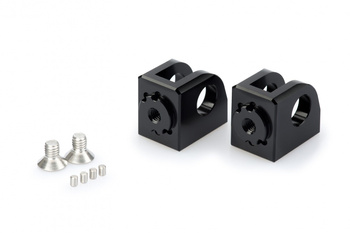 Zestaw Do Montażu - Podnóżki Sportowe Puig Do Kawasaki Z750 04-12 Czarne