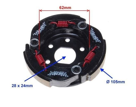 Szczęki sprzęgła tuning skutery 4T 139Qmb Gy6-50