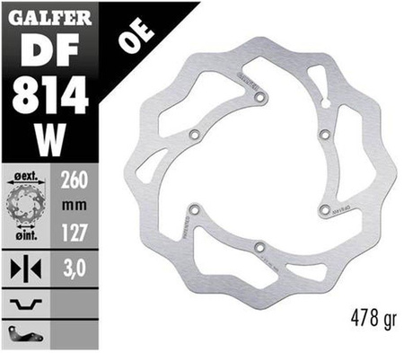 Tarcza hamulcowa przód beta rr 250/300/350 rr 390/400/430/450/450/498