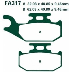 KLOCKI HAMULCOWE EBC FA317R