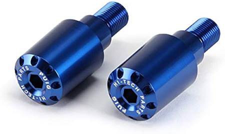 Ciężarki / końcówki kierownicy długie puig do yamaha x-max 125/250 (gwint m16) 10-16 niebieskie