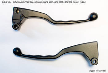 Dźwignia sprzęgła kawasaki gpz 600r, gpx 600r, gpz 750 (70552) (5-284) = mc-08097