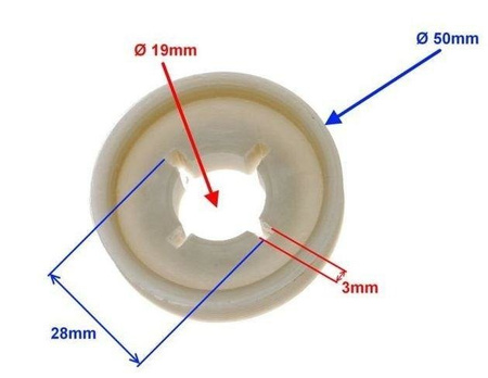 Koło napędu dozownika pompy oleju skuter 2T