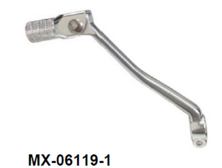 DŹWIGNIA ZMIANY BIEGÓW KAWASAKI KLX 450 R '08-'09, KXF 450 '06-'08 (OEM: 13156-0067) (KUTE ALUMINIUM) KOLOR SREBRNY (ANODOWANY)