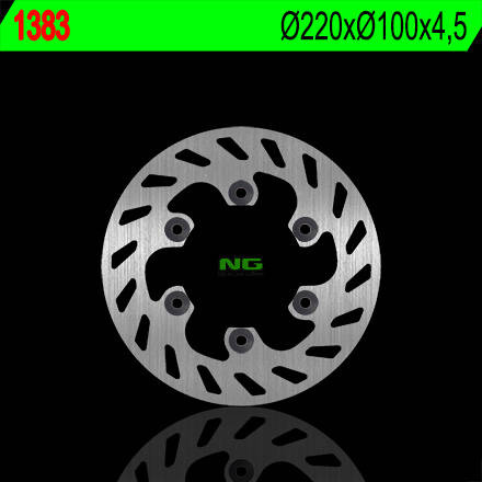 Tarcza hamulcowa tył kawasaki klx 300 r '97-'07 (220x100x4,5) (6x10,5mm)