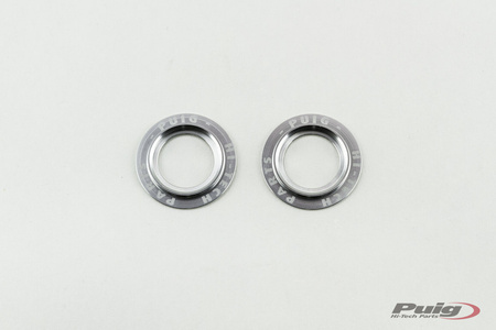 Zestaw pierścieni aluminiowych puig do protektorów  do honda cbr1000rr fireblade 04-13 srebrne