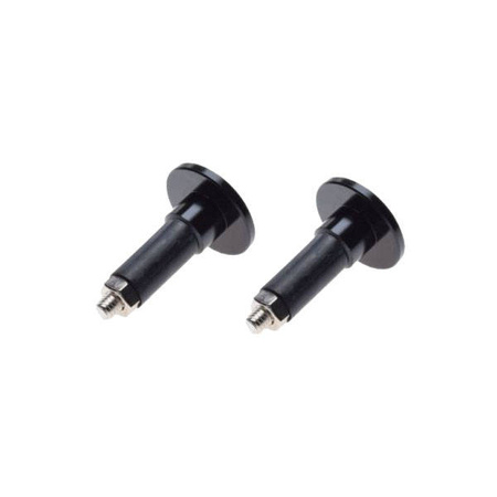 Końcówki kierownicy czarne uniwersalne