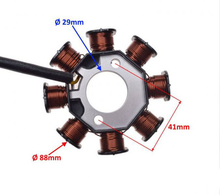 Stator iskrownik 8 cewek do Sym Jet 4 Peugeot 50 TWEET Speedfight 4 TPS 4T