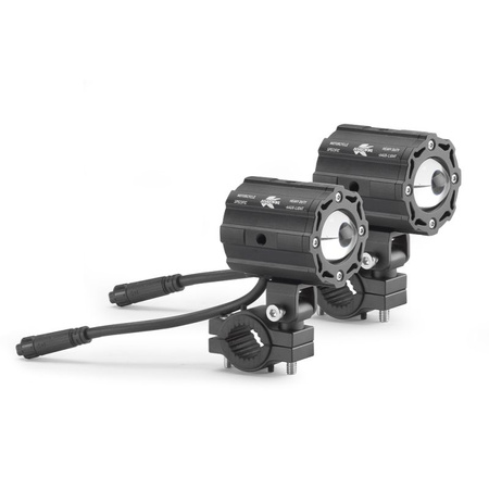 REFLEKTORY HALOGENOWE (HALOGENY) LED 25W Z MOCOWANIAMI NA ŚR. OD 21MM DO 25MM ( 2 SZT.)