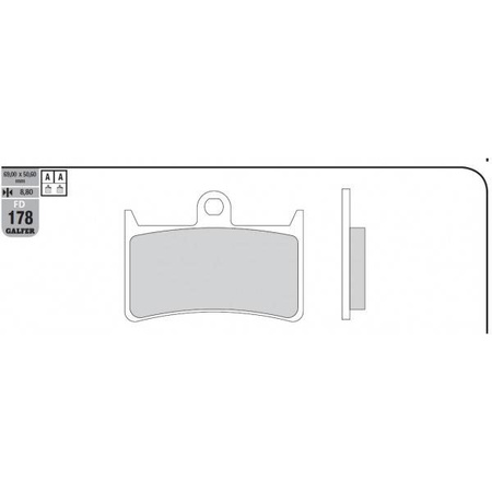 Klocki hamulcowe kh252 / kh380 półmetaliczne (oferta specjalna) wycofane z oferty