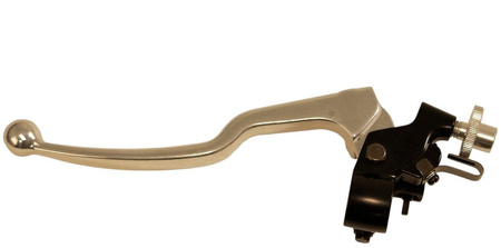 DŹWIGNIA SPRZĘGŁA Z MOCOWANIEM (KOMPLETNA) SUZUKI GSX-R 600 / 750 '96-'05, GSX-R 1000'01-'04, TL 1000 S '97-'01 KOLOR SREBRNY (OEM: 57500-44F10/40F00)