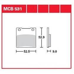 KLOCKI HAMULCOWE TRW MCB531SH