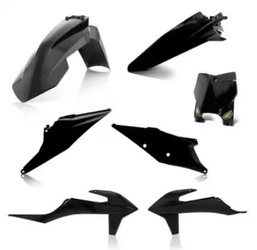 Komplet plastików yamaha yz 125/250 '02-'05 kolor czarny bez tablicy na numer startowy
