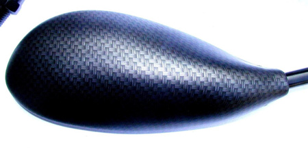 Lusterka motocyklowe M10 carbon czarny Mat