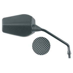 Lusterko prawe, średnica gwintu 10mm, strona lewa, kolor carbon derbi gp1 50/250 2005-2007 (e295d)