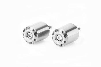 Ciężarki / końcówki kierownicy długie puig do kawasaki z650 17-22 srebrne