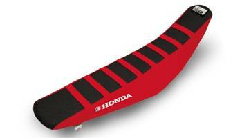 Pokrowiec/poszycie na siedzenie honda crf250r '14-'17, crf450r '13-'16, zebra 2 kolor czarny/czerwony(16)