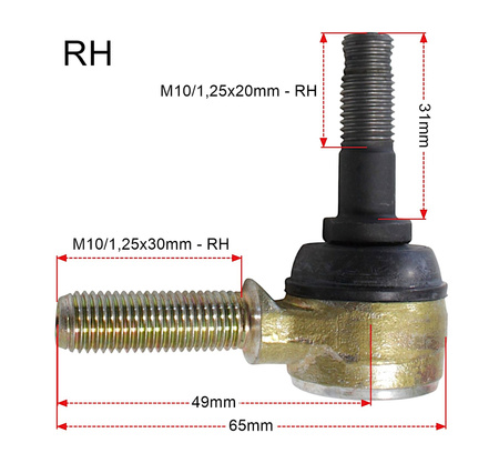Końcówki Drążków Kierowniczych Tekyo Lewa + Prawa Polaris 51-1036-Lr