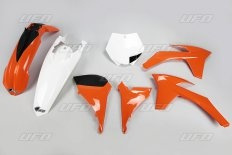 komplet plastików ktm sx/sxf '16-'18 kolor oem '17 (pomarańczowy/biały) (kt517e999x)