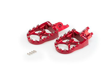 Podnóżki Off-Road Puig Dla Honda Cr250r 02-07 Czerwone