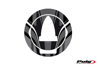 Osłona wlewu paliwa puig do aprilia rs126 08-10 (wzór radikal) szara
