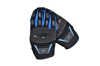 Rękawice Motocyklowe Enduro Cross Quad Moto V-02s Niebieskie M Ekran Dotykowy Rkw00000020