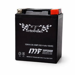 Akumulator 12N14-3A 12V 14Ah Do Motocykli Honda Yamaha Suzuki