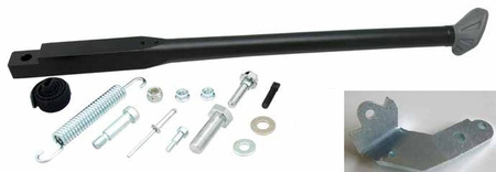 Stopka boczna honda crf 250f '04-'17; crf 450f '04-'17 kolor czarny (aluminiowa)