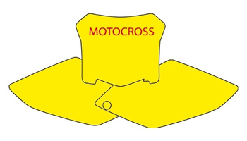 Komplet naklejek (oklein) pod numery startowe crf 250r '08-'09