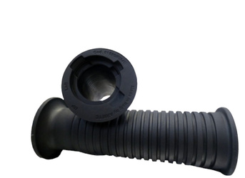 Ariete manetki road bmw do grzanych rączek oraz systemu multi-control (125 mm) z otworem kolor czarny ( śr 26+26mm) (wzór bmw) - nowy kod 01690/f24n