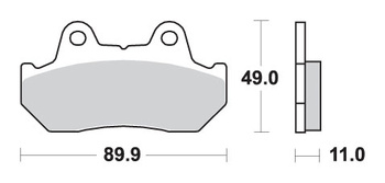 Hamulcowe kh69/3 street ceramic kolor czarny