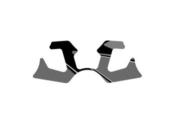 Radikal osłona półki kierownicy puig do yamaha yzf r125 14-18 szara